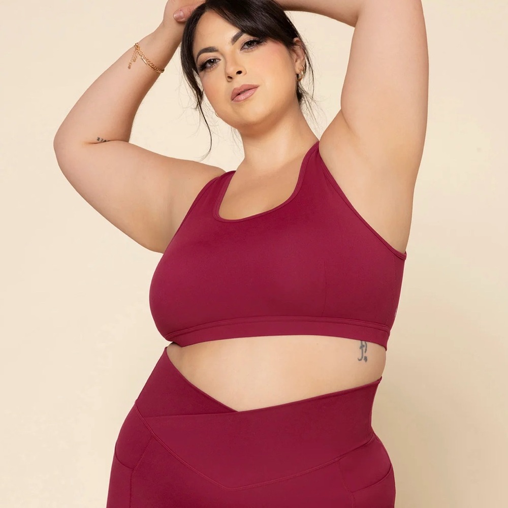 BRAND NEW POPFLEX CAPTIVATE BRA - RUBY RED - SIZE 1X